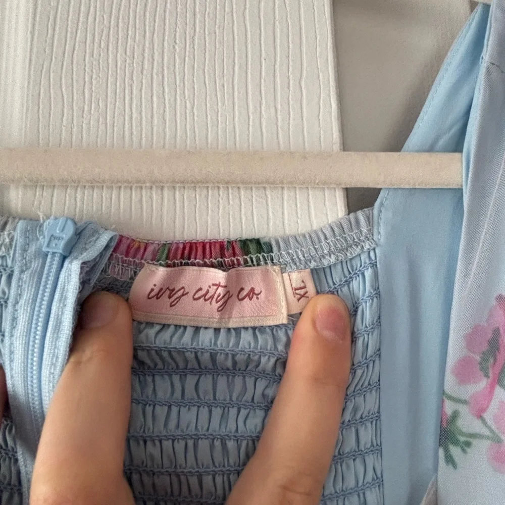 Ivy City Co. Catherine Dress Blue - Picture 2 of 7